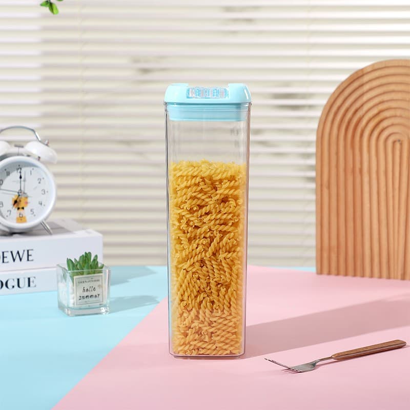 Set de Cutii de Depozitare Alimente Flippy 6 bucati Capac Albastru Inchidere Ermetica PP+PET — imagine 3