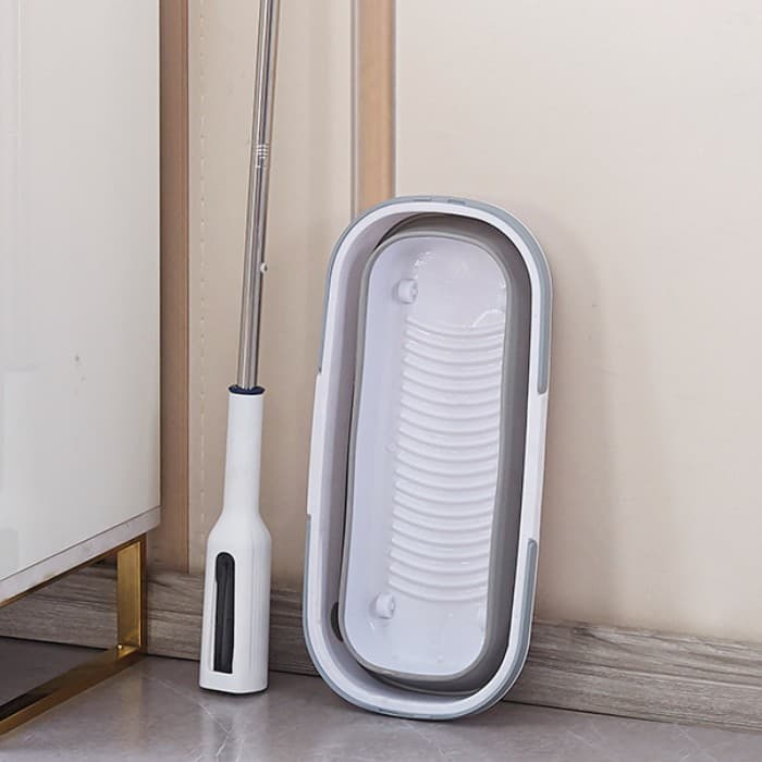 Set Mop Telescopic Flippy cu Galeata Pliabila, Maner Reglabil 140 cm, 32 cm — imagine 6