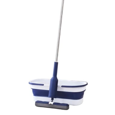 Set Mop Telescopic Flippy Albastru cu Galeata Pliabila