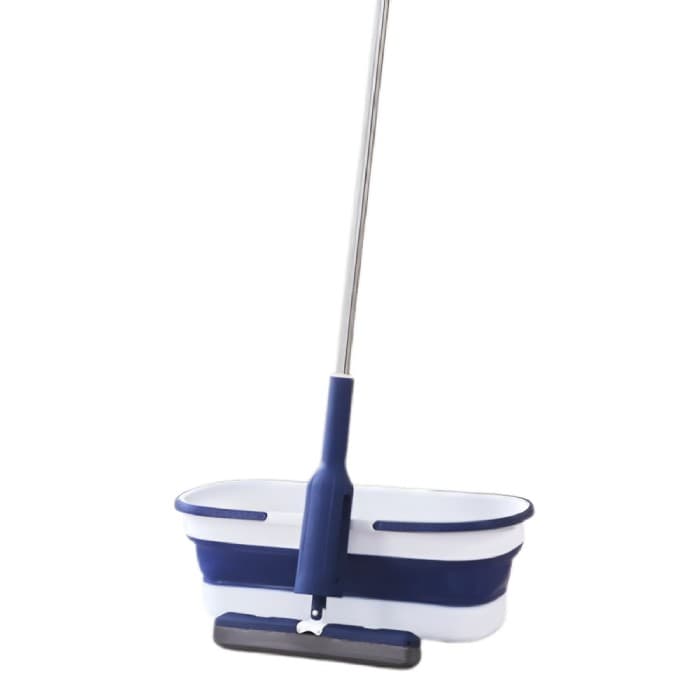 Set Mop Telescopic Flippy Albastru cu Galeata Pliabila — imagine 1