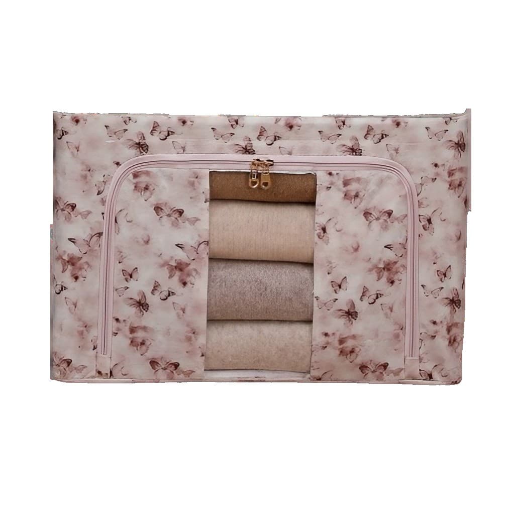 Cutie depozitare Flippy 66L Textil Roz/Gri — imagine 1