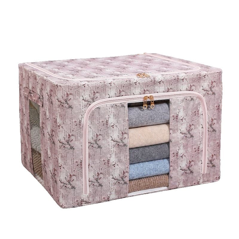 Cutie depozitare Flippy 66L Textil Roz Model Floare de Prun — imagine 1