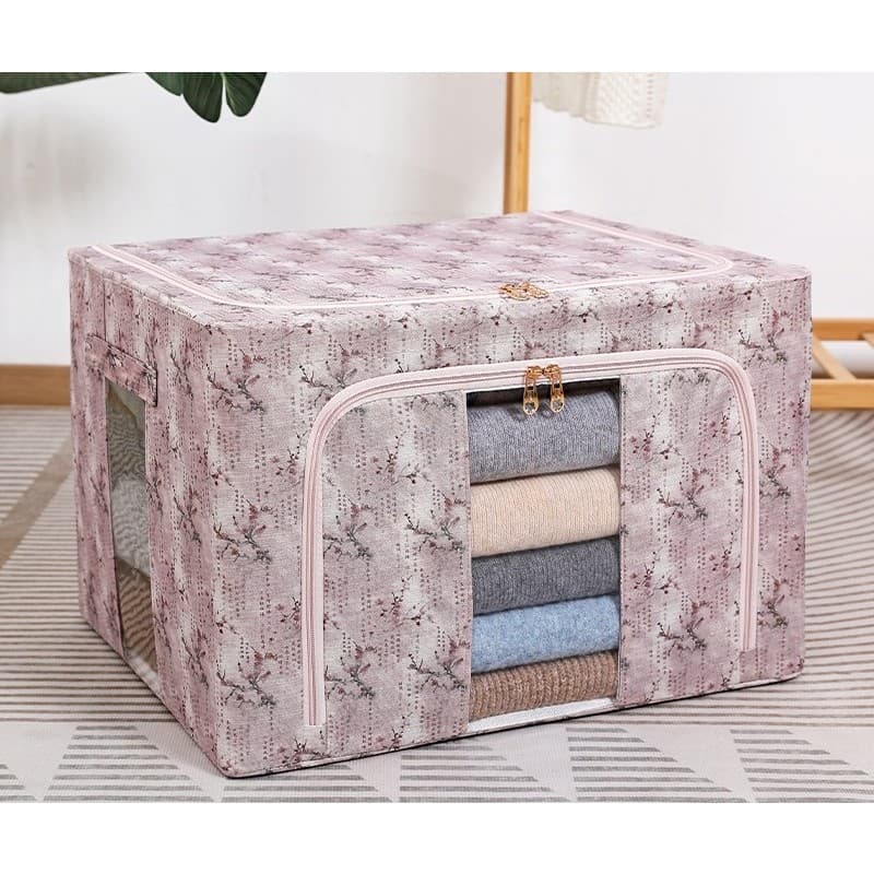 Cutie depozitare Flippy 66L Textil Roz Model Floare de Prun — imagine 2