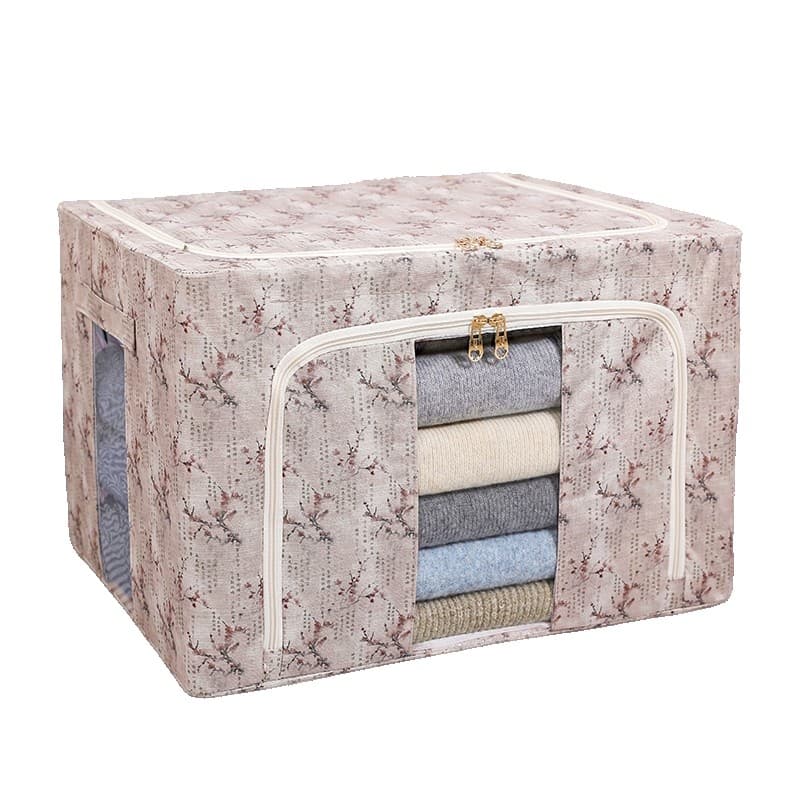 Cutie depozitare Flippy 66L Textil Roz Model Flori de Primavara — imagine 1