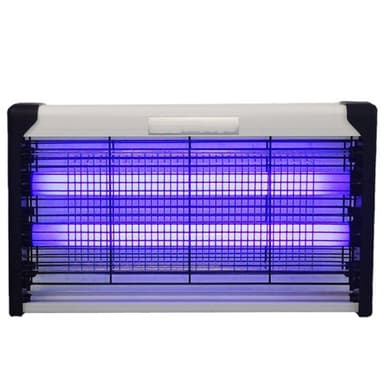 Lampa Electrica Anti Insecte Flippy Lumina Neon 2 tuburi cu putere de 40W Suspensie Perete Carcasa din Plastic Metalica