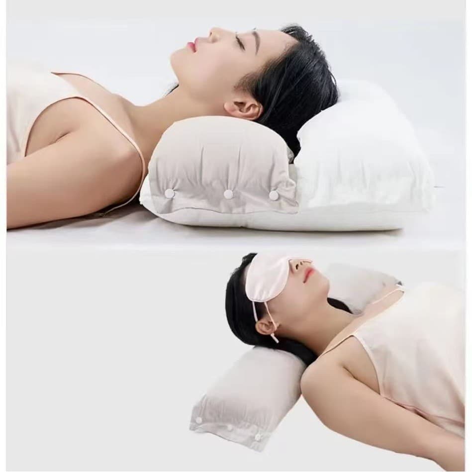 Perna Ortopedica 3 in 1 Flippy Protectie Cervicala pentru Adulti 45 x 70 cm — imagine 5