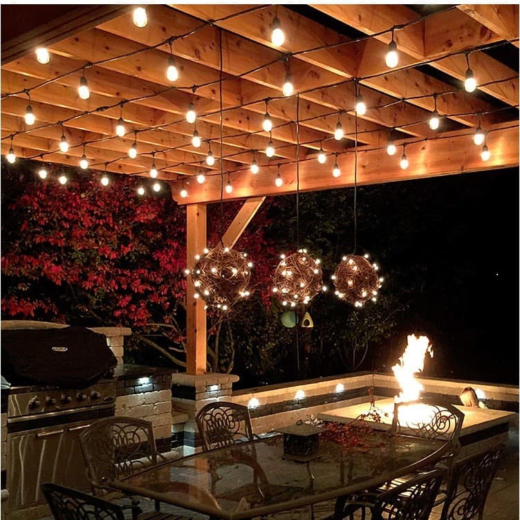 Ghirlanda Luminoasa Flippy 10 m 10 LED-uri Alb Cald IP44 — imagine 2
