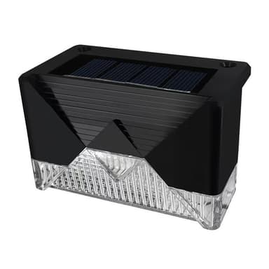 Set aplice solare Flippy LED pentru trepte si borduri, negru