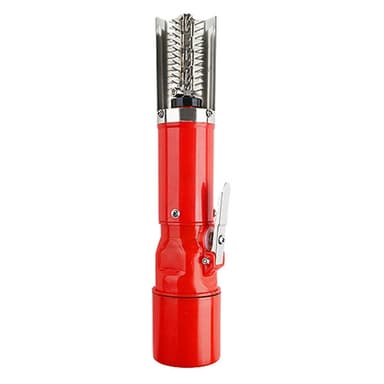 Curatator solzi peste electric Flippy, otel inoxidabil, rosu