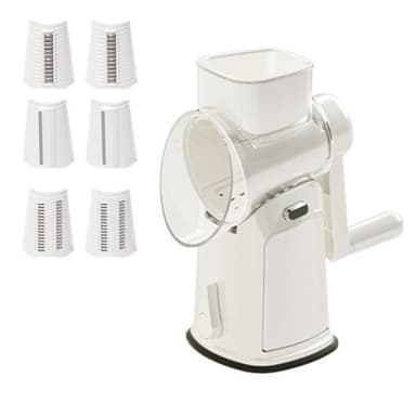 Razatoare Manuală Rotativa Flippy 6 Lame Interschimbabile Anti-Stropire Alb