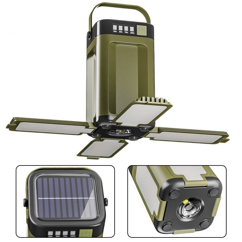 Lampa LED pentru Camping Flippy Reincarcabila Solar — imagine 3