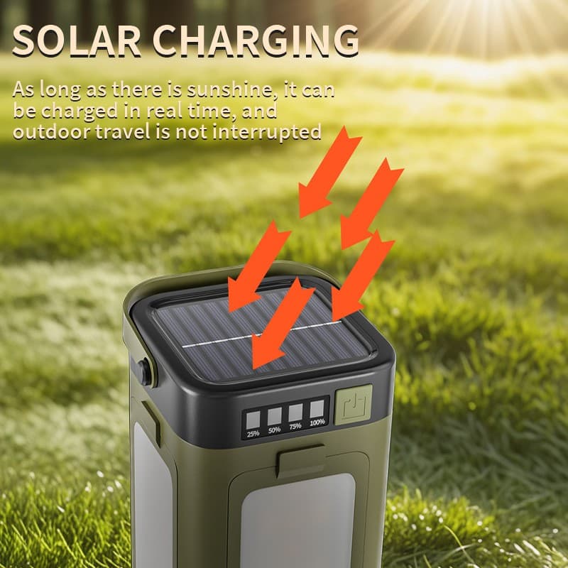 Lampa LED pentru Camping Flippy Reincarcabila Solar — imagine 5