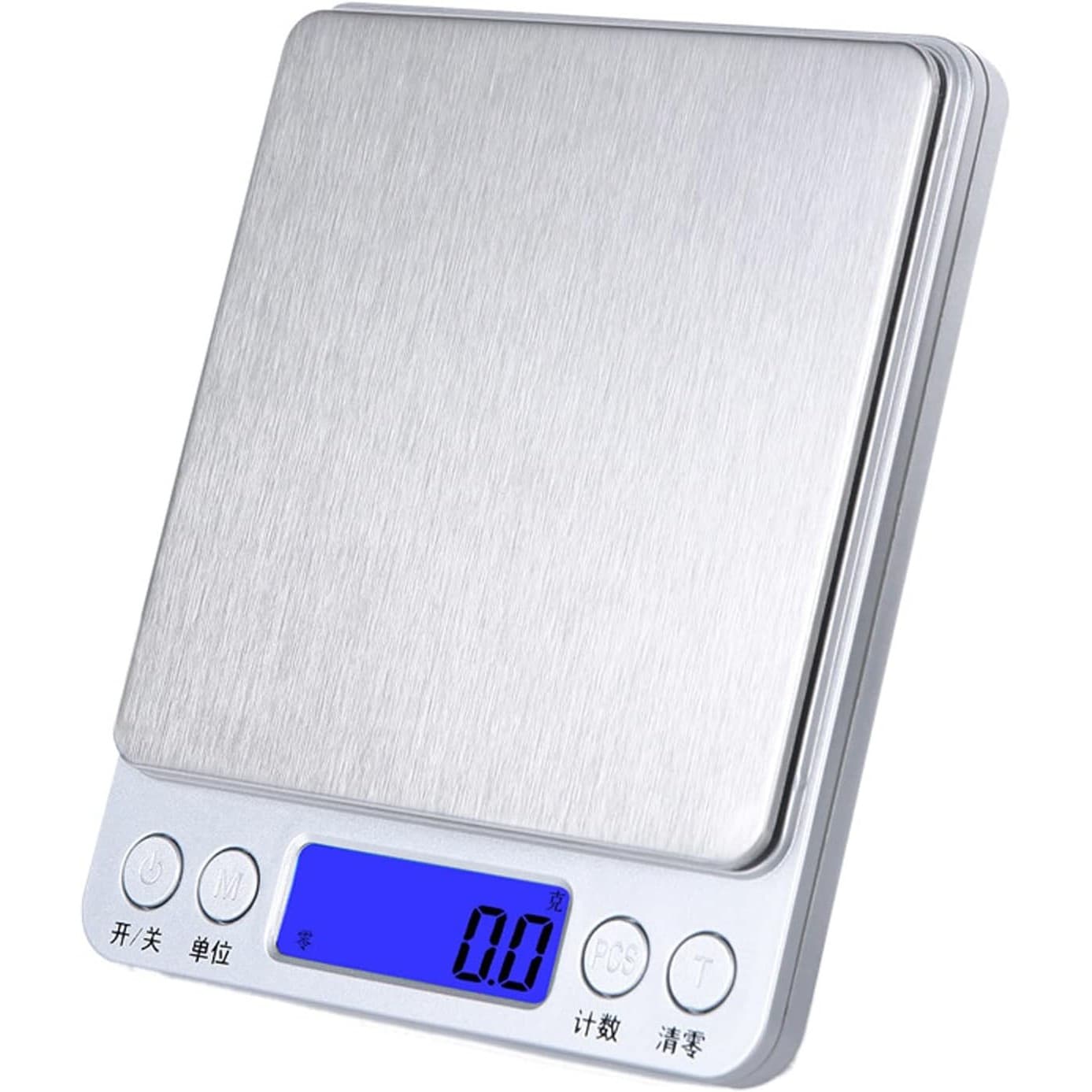 Cantar Electronic Flippy Mini pentru Alimente/Bijuterii Max 3 Kg Gri — imagine 1
