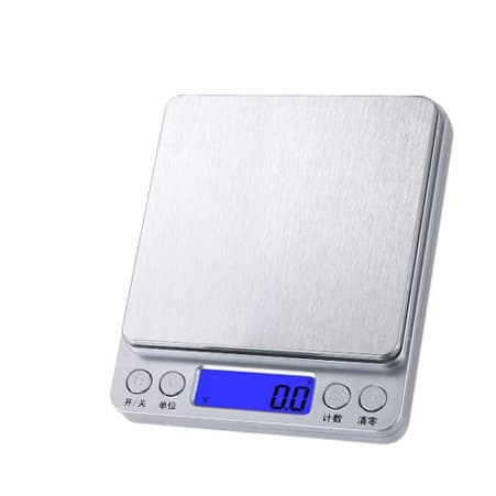 Cantar Electronic Flippy Mini pentru Alimente/Bijuterii Max 3 Kg Gri — imagine 3