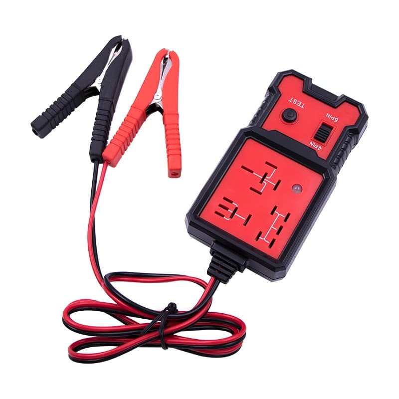 Tester Relee Auto Flippy Slot Card 12-24 V Pentru Relee 4 si 5 Pini Cu Indicator LED Cablu 89 cm Negru — imagine 4