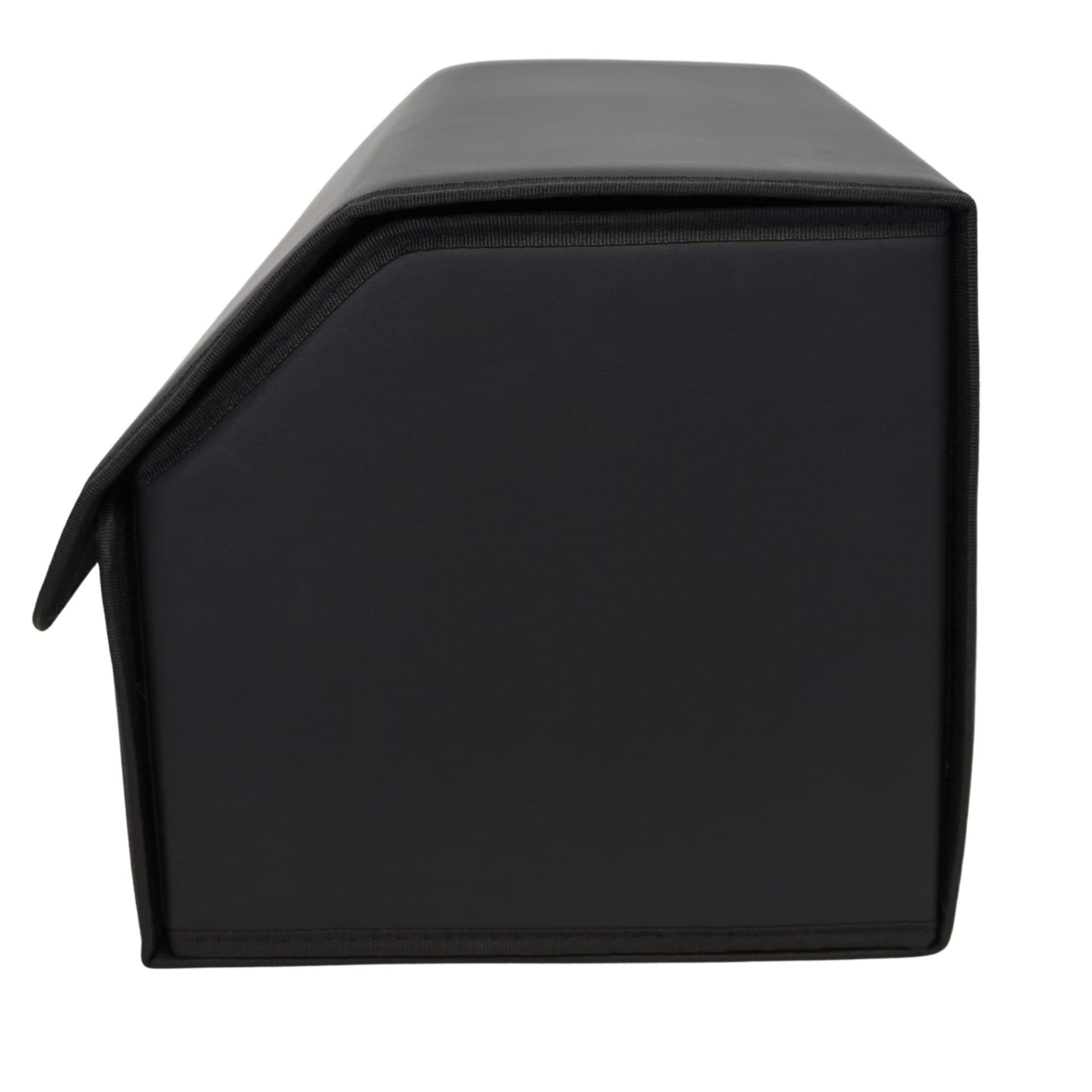 Cutie de depozitare Flippy Organizator portbagaj din piele ecologica, 2 compartimente, Negru — imagine 4