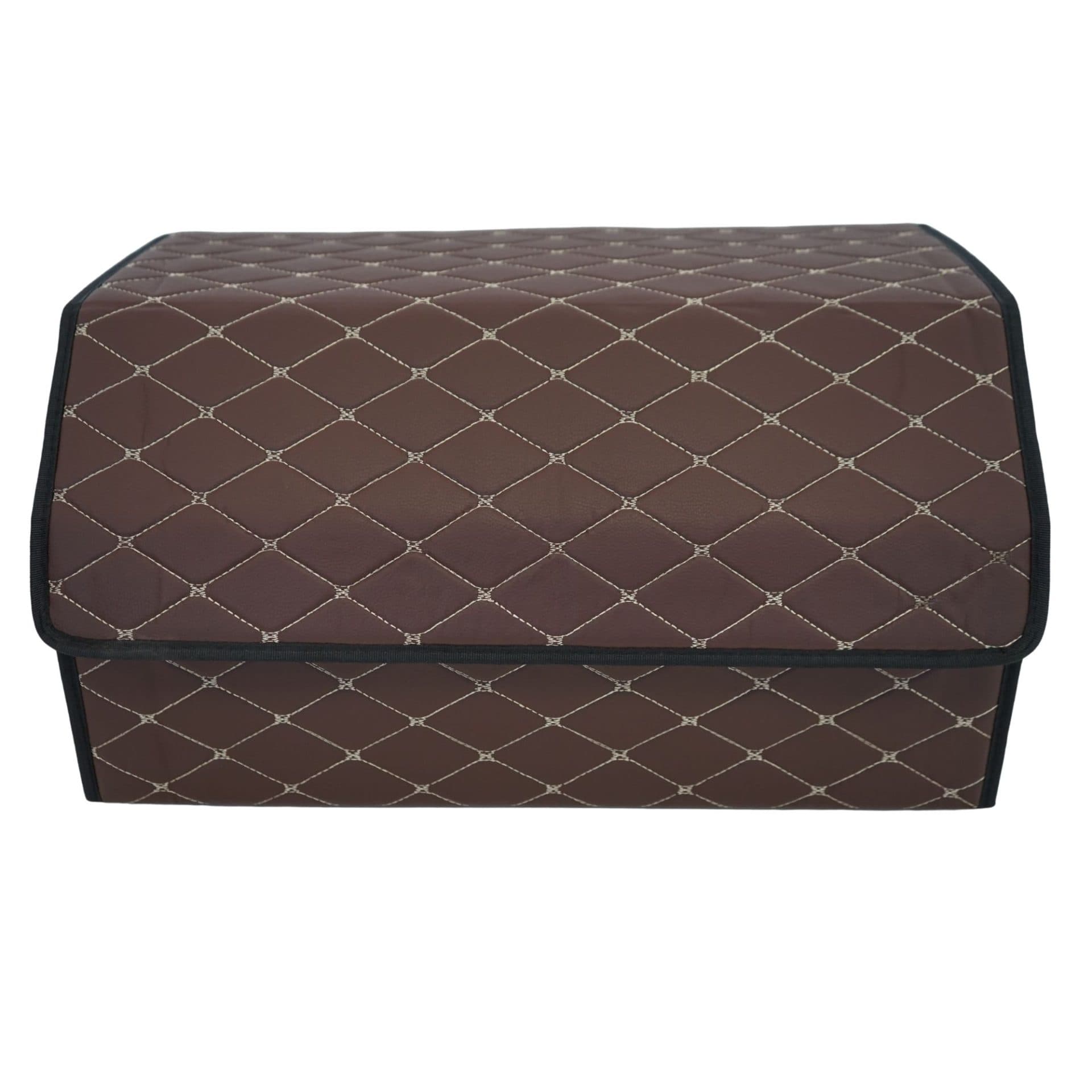 Cutie de depozitare auto Flippy Organizator portbagaj Piele ecologica Maro havana 55 x 30 x 30 cm — imagine 1