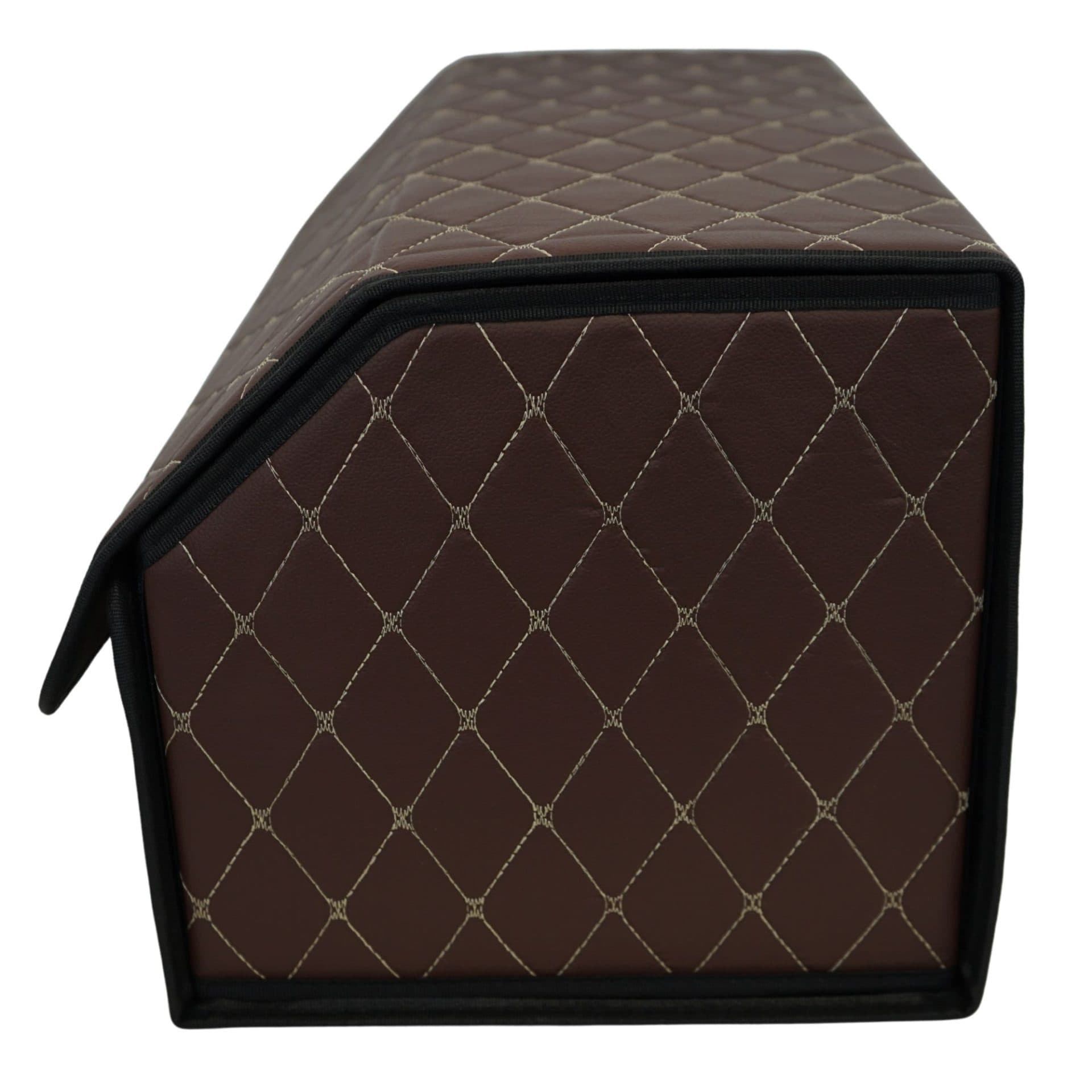 Cutie de depozitare auto Flippy Organizator portbagaj Piele ecologica Maro havana 55 x 30 x 30 cm — imagine 4