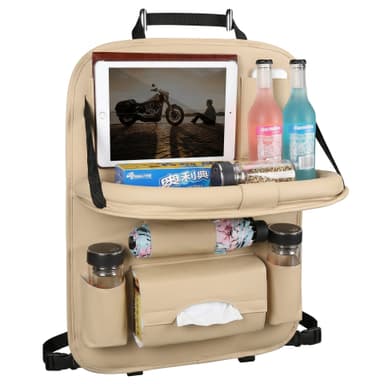 Organizator auto Flippy Spate scaun auto masa pliabila piele ecologica suport tableta