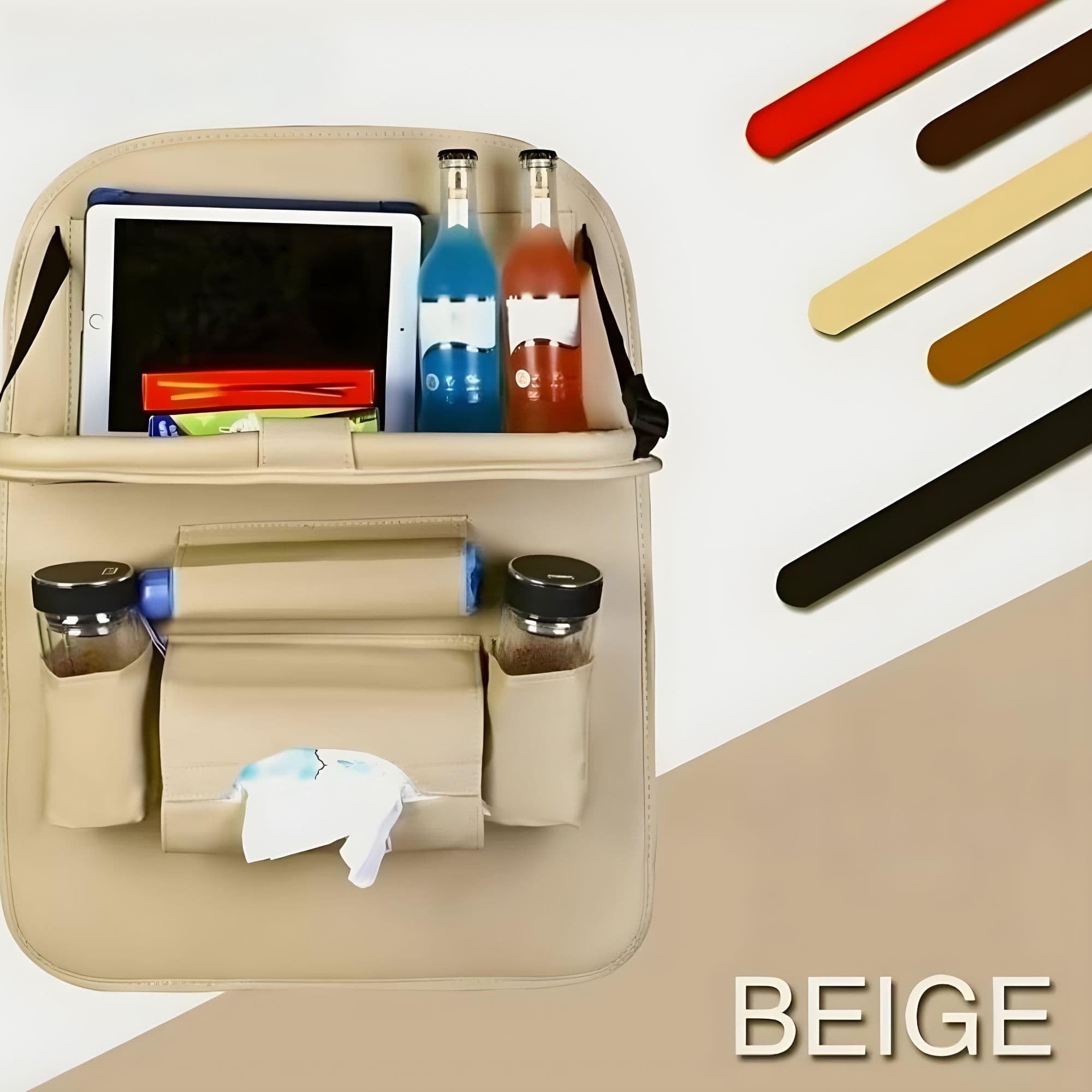 Organizator auto Flippy Spate scaun auto masa pliabila piele ecologica suport tableta — imagine 2