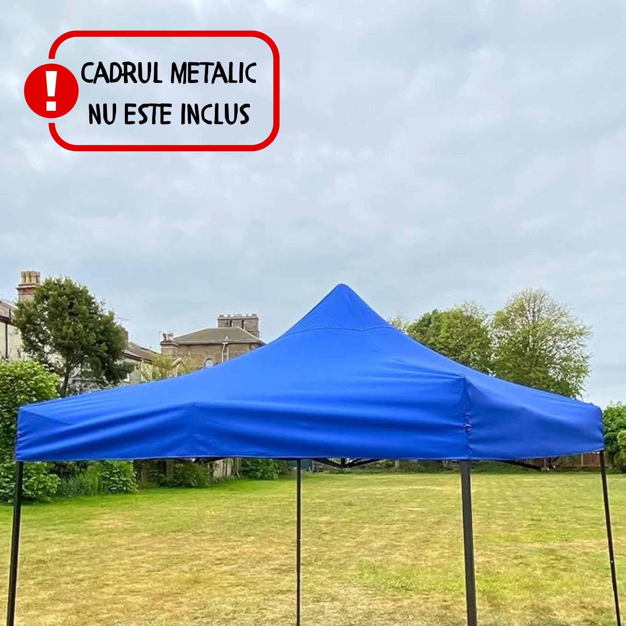 Copertina pentru Pavilion Flippy Pliabila 3x3m Albastra Poliester 280 g/m2 — imagine 3