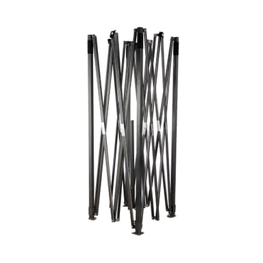 Cadru Metalic Flippy Suport pentru Cort Tip Pavilion Pliabil 3x3m Negru