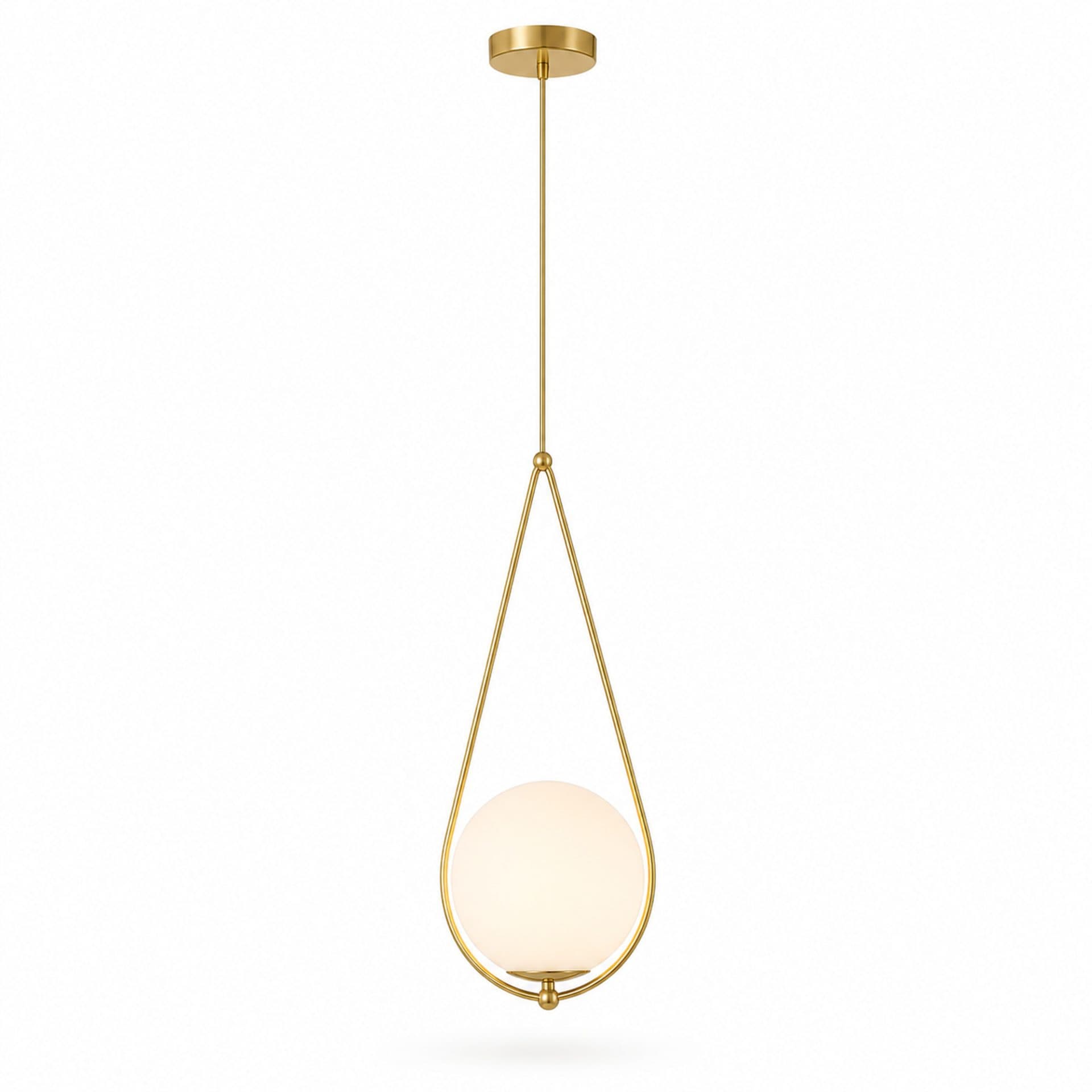 Lustra Flippy LOFT Haven, 1x E27, Alb Auriu, Metal, Inaltime Reglabila — imagine 5