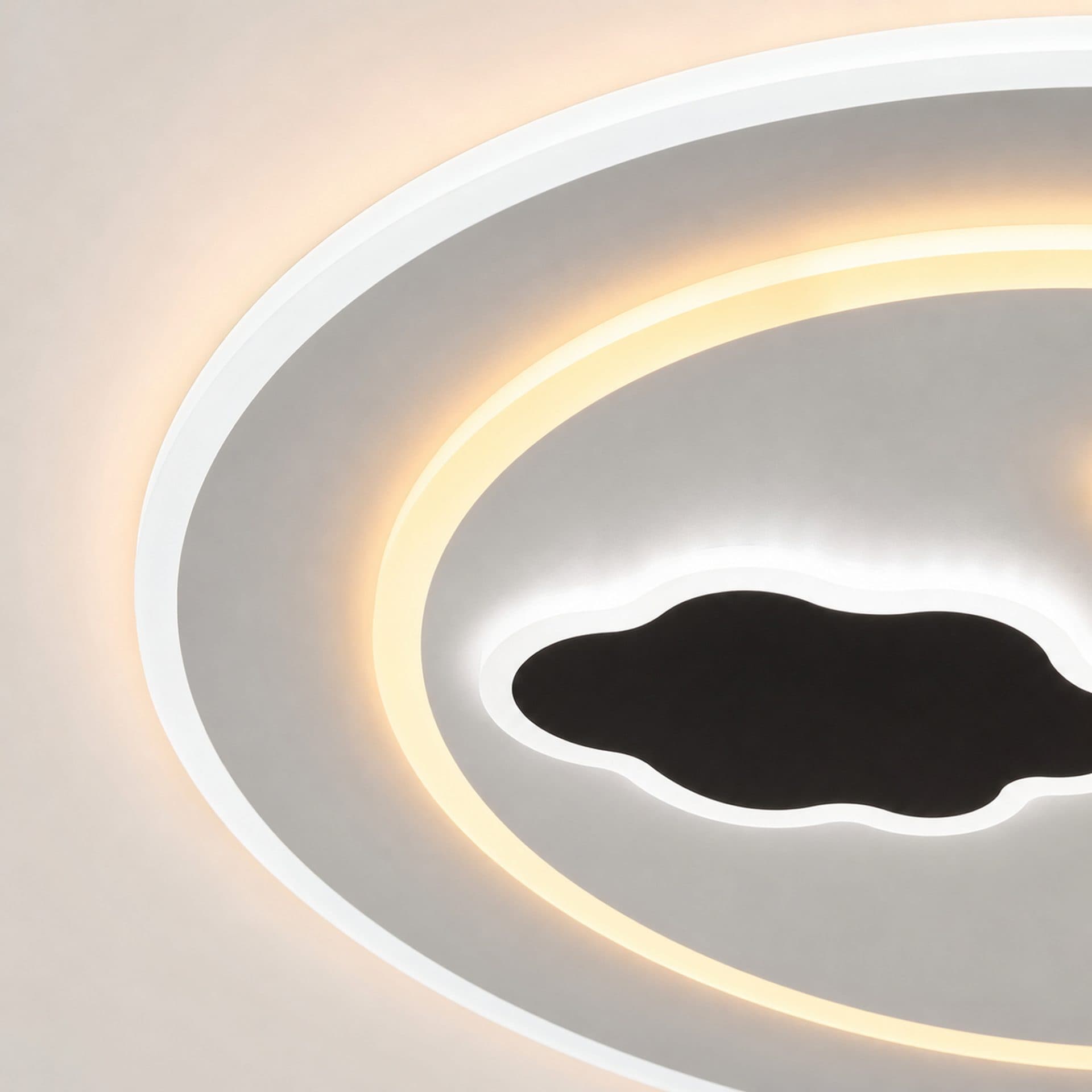 Lustra LED Flippy 22W, lumina Rece/Calda/Neutra, Alb — imagine 6