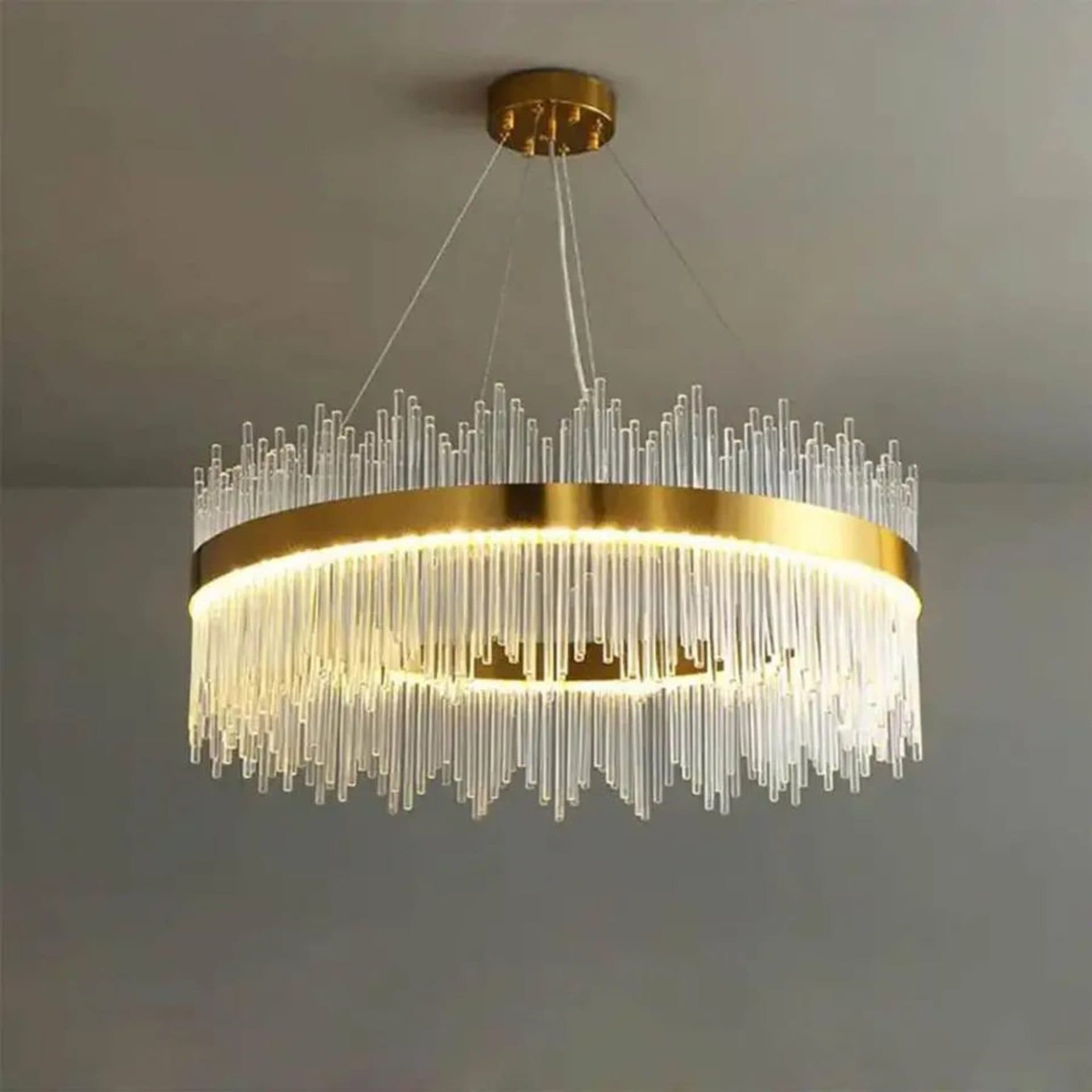 Candelabru LED Flippy Gonzalo 98W Dimabil Auriu — imagine 2