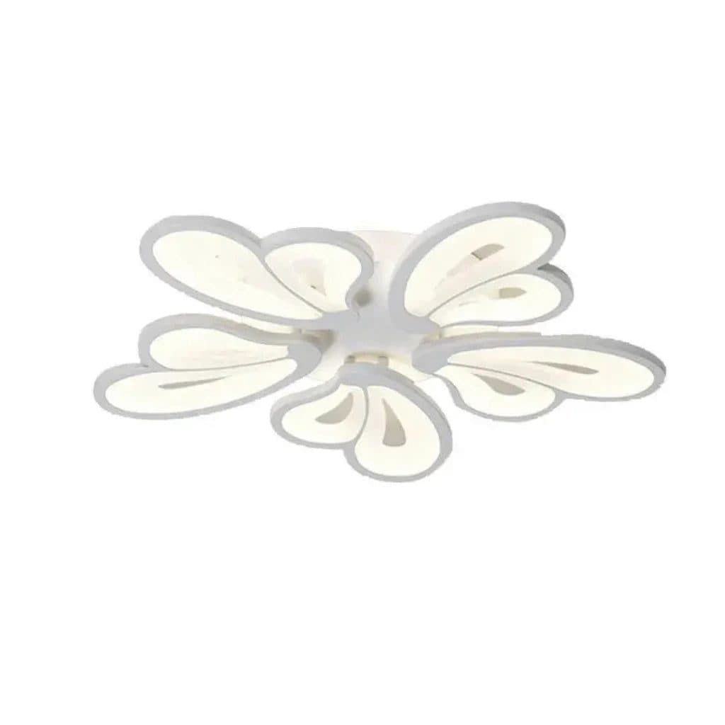 Lustra LED 95W 5 Petale, Alb, Dimabila, Flippy — imagine 9