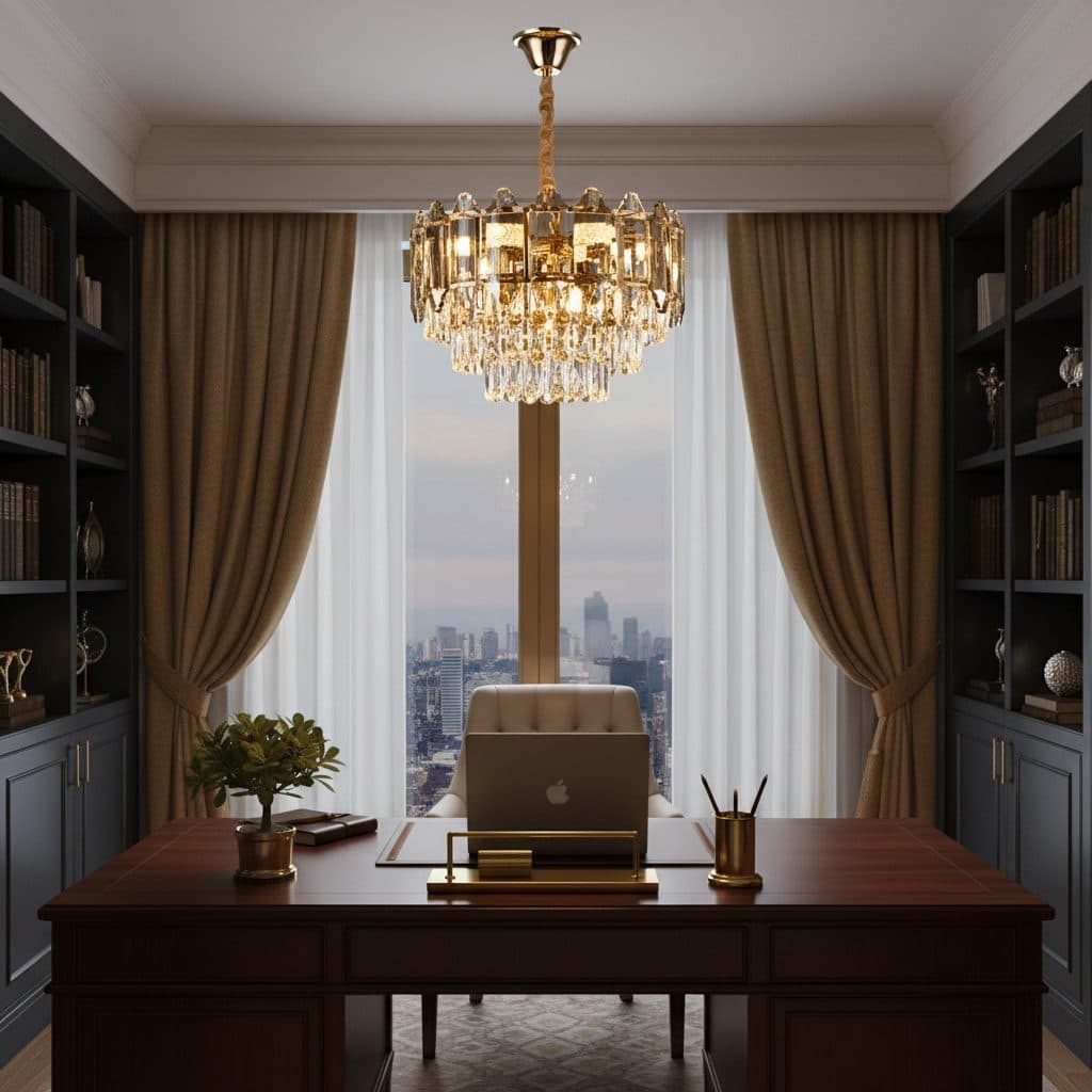 Candelabru Flippy Cristal 3 x E14 Auriu — imagine 7