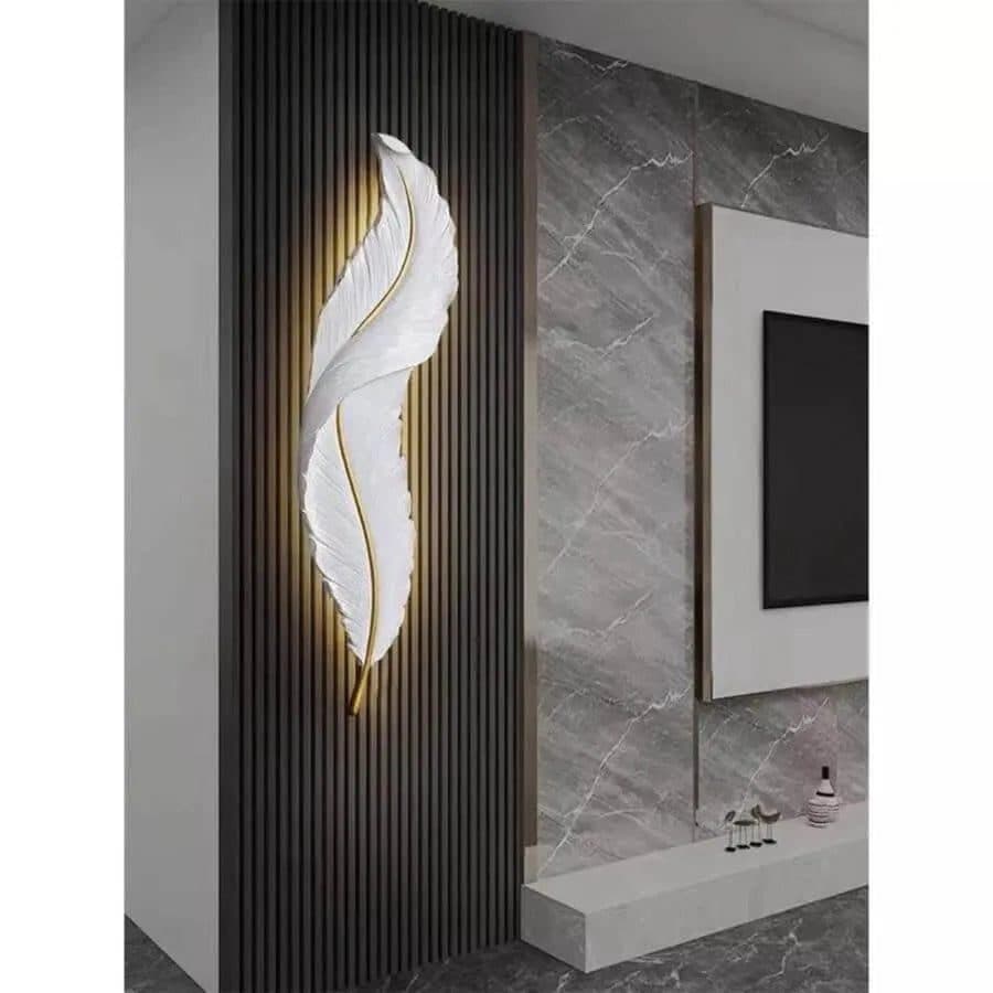 Aplica LED Flippy Forma Pana 36W 87cm Alb/Auriu — imagine 8