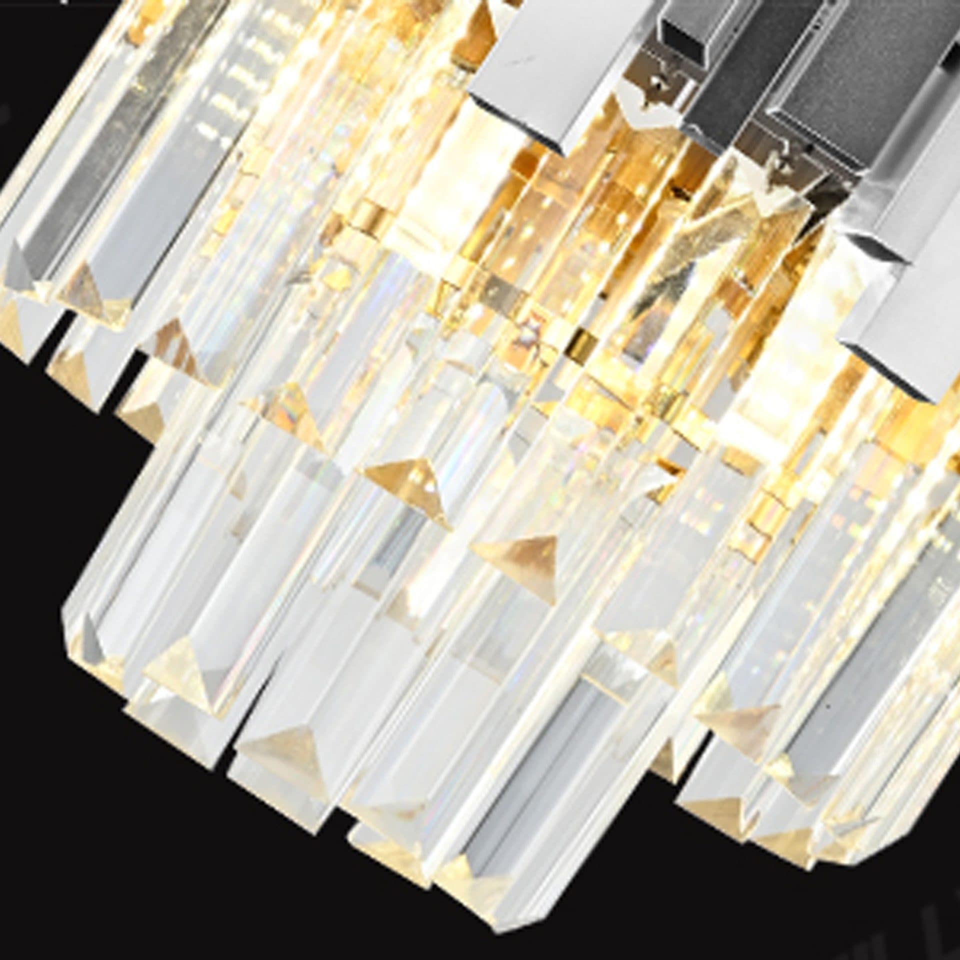 Candelabru Flippy Cristal BLOIS Petito 3x E14 Argintiu — imagine 2