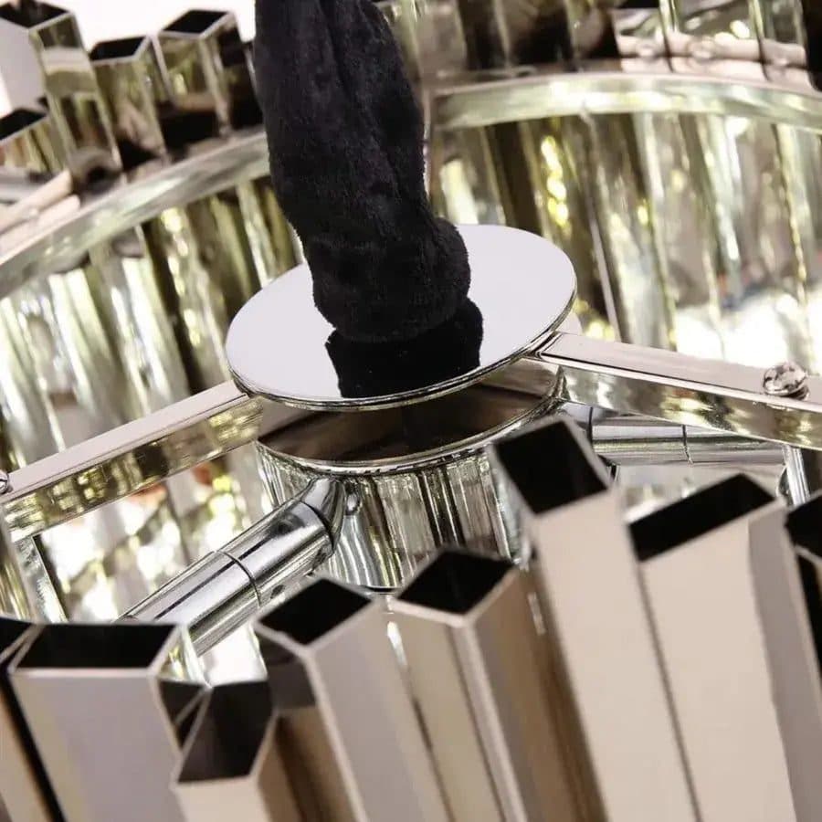 Candelabru Flippy Cristal BLOIS Petito 3x E14 Argintiu — imagine 6