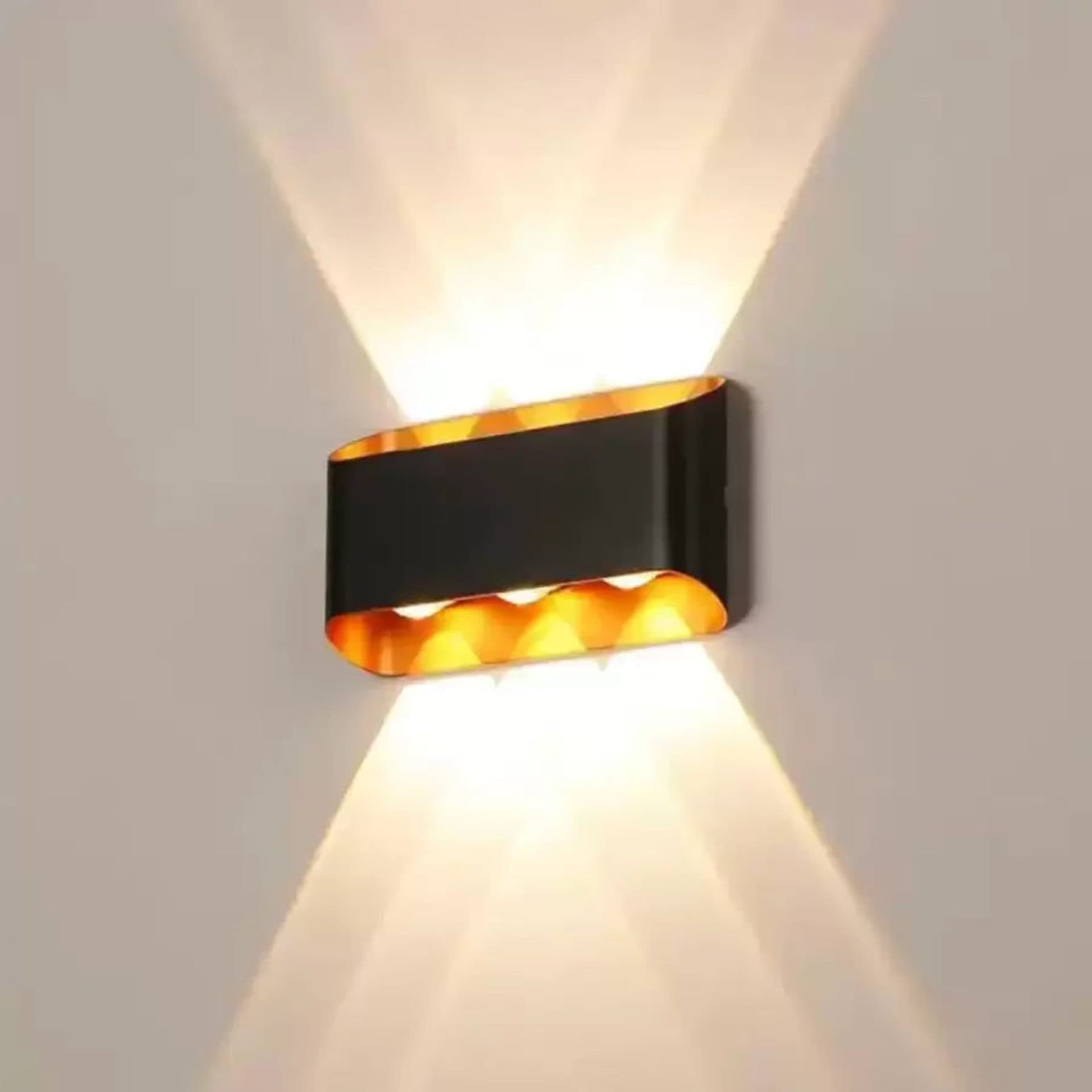 Aplica LED Exterior Flippy 6W Auriu Negru — imagine 1
