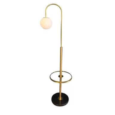 Lampadar Flippy Rodney 1x E27 Alb Auriu