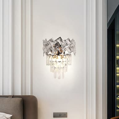 Aplica Cristal WINDSOR 2x E14 Crom Lucios