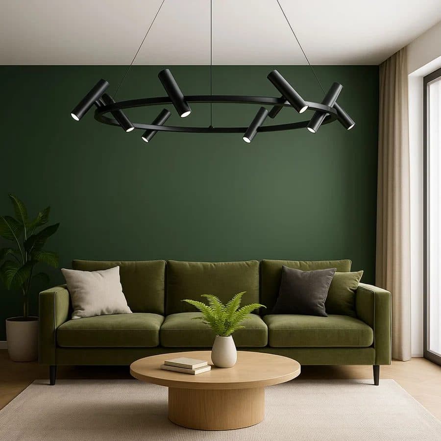 Lustra LED Flippy 29W Lumina Neutra Negru — imagine 2