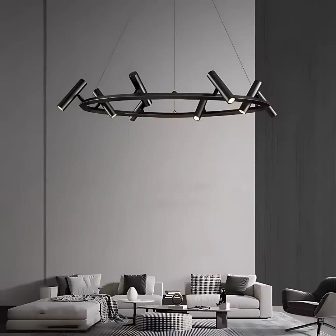 Lustra LED Flippy 29W Lumina Neutra Negru — imagine 8