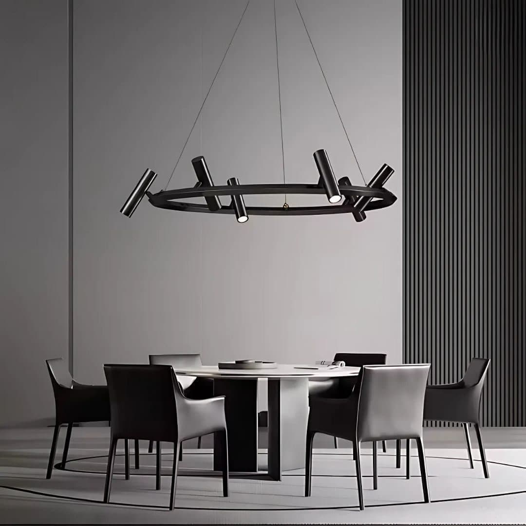 Lustra LED Flippy 29W Lumina Neutra Negru — imagine 10