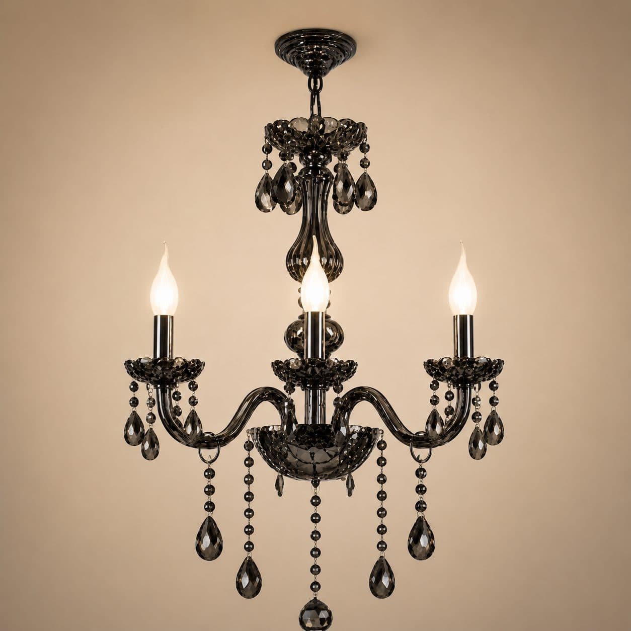Candelabru Flippy AUGUST Eleganza 3xE14 Diametru 48cm Argintiu Inaltime Reglabila — imagine 6