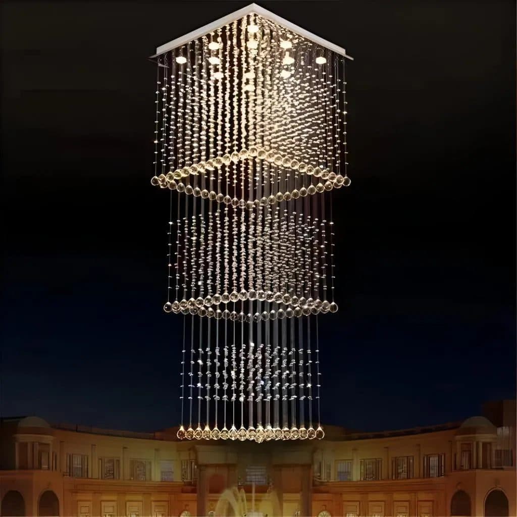 Candelabru Flippy Cristal LED 80W Palatina Auriu — imagine 13
