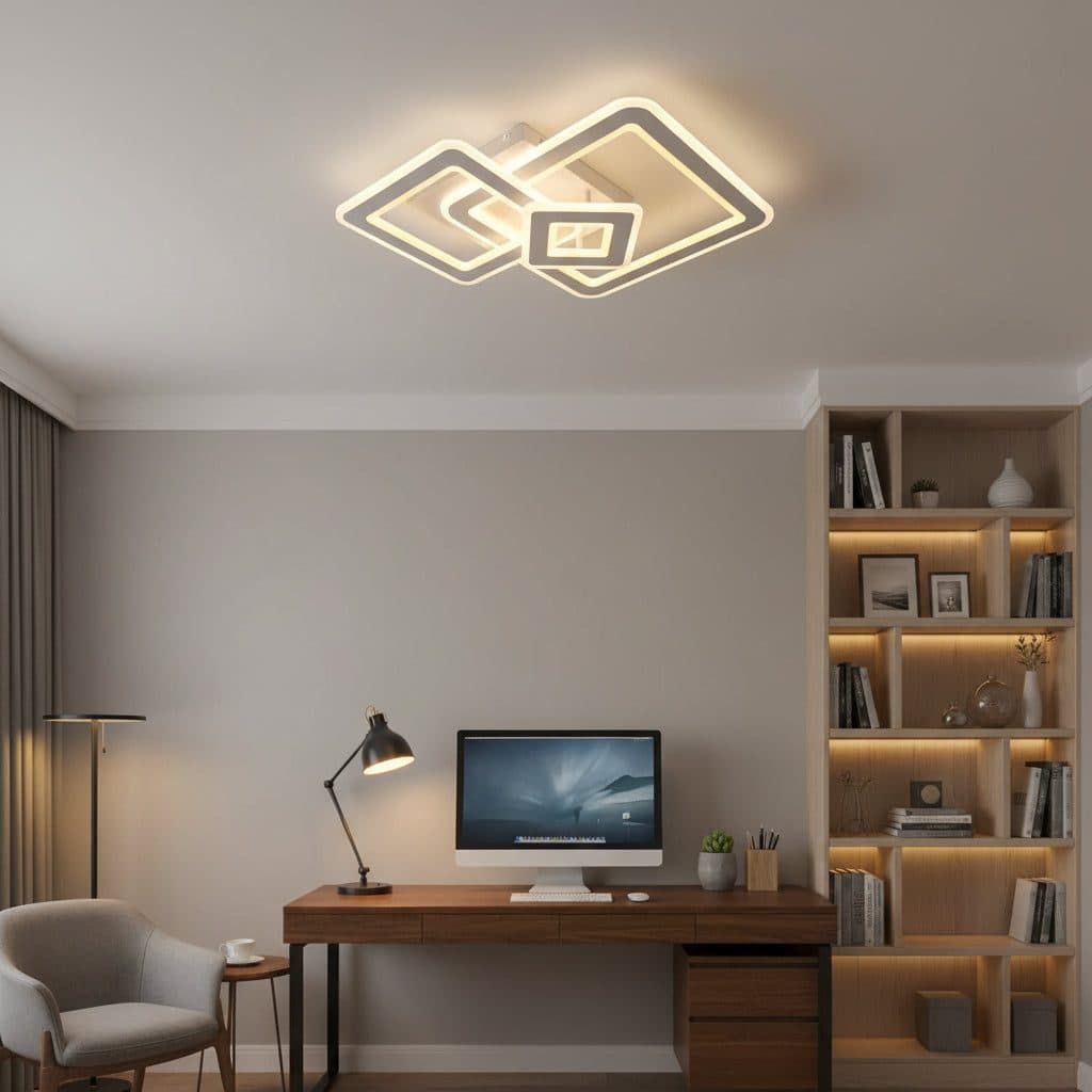 Lustra LED Flippy Horetensia 116W Dimabila Telecomanda Alb — imagine 2