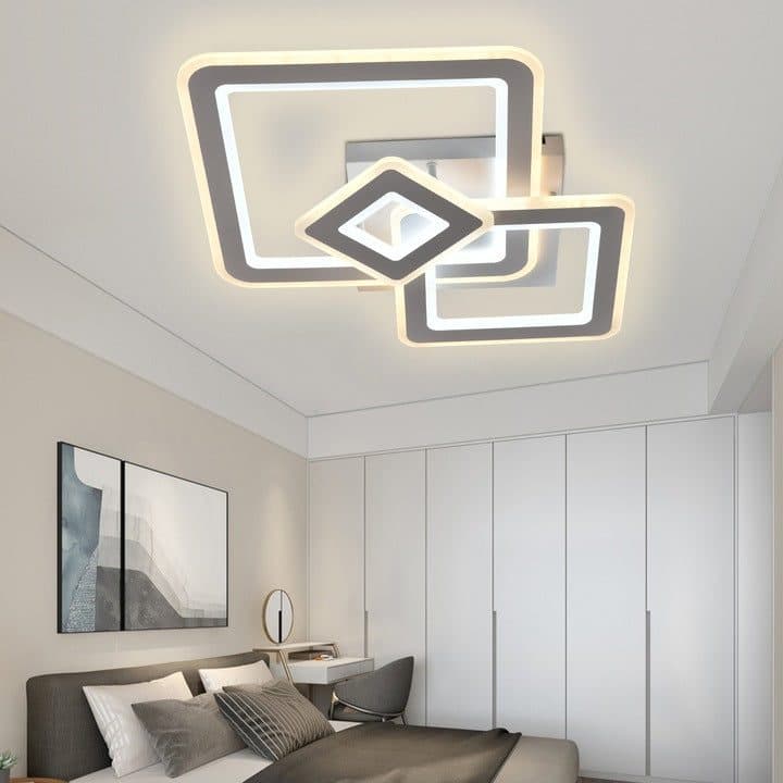 Lustra LED Flippy Horetensia 116W Dimabila Telecomanda Alb — imagine 4