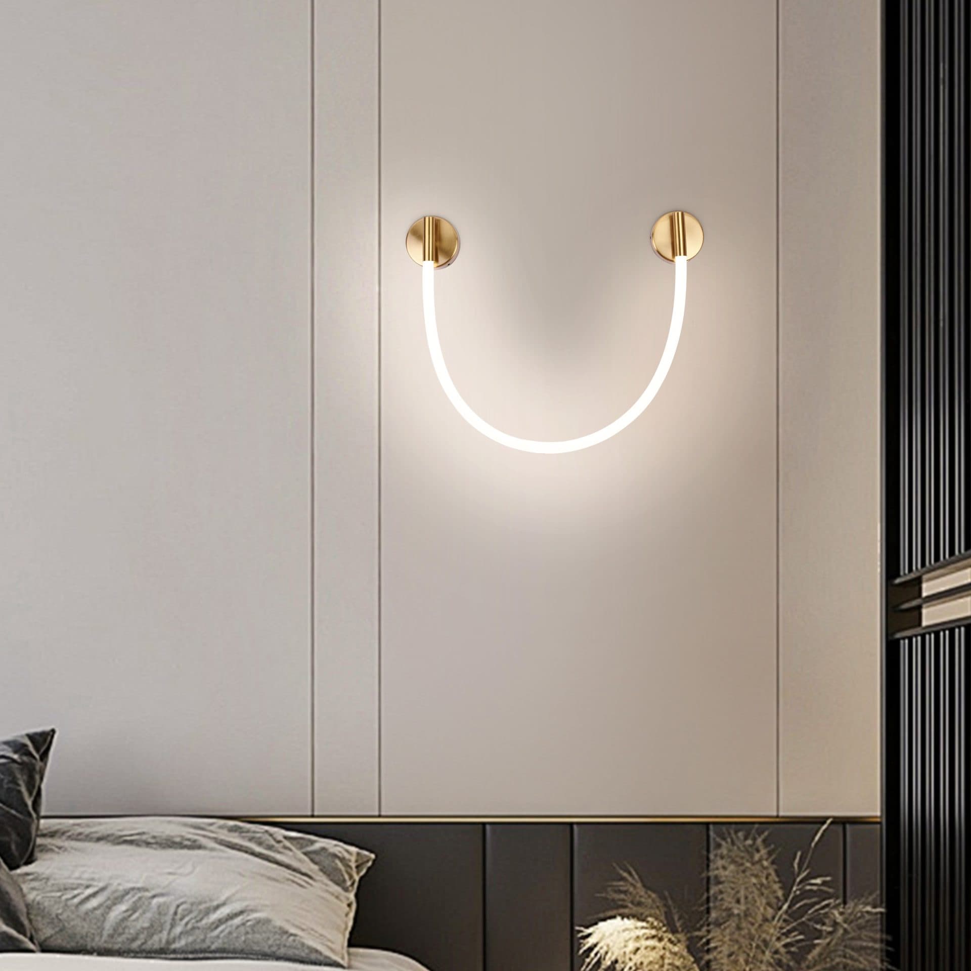 Aplica LED de perete Flippy 110cm Auriu 3000K/4000K/6000K — imagine 11