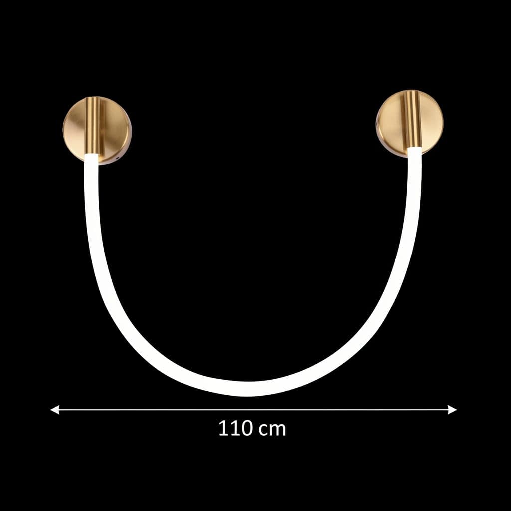 Aplica LED de perete Flippy 110cm Auriu 3000K/4000K/6000K — imagine 13