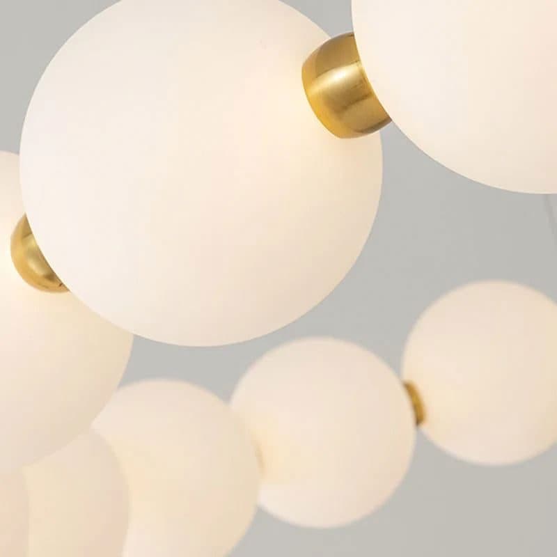 Lustra Suspendata LED Flippy Aurelia 41W cu Telecomanda, 3000K/4000K/6000K, Auriu, Metal si Acril — imagine 7