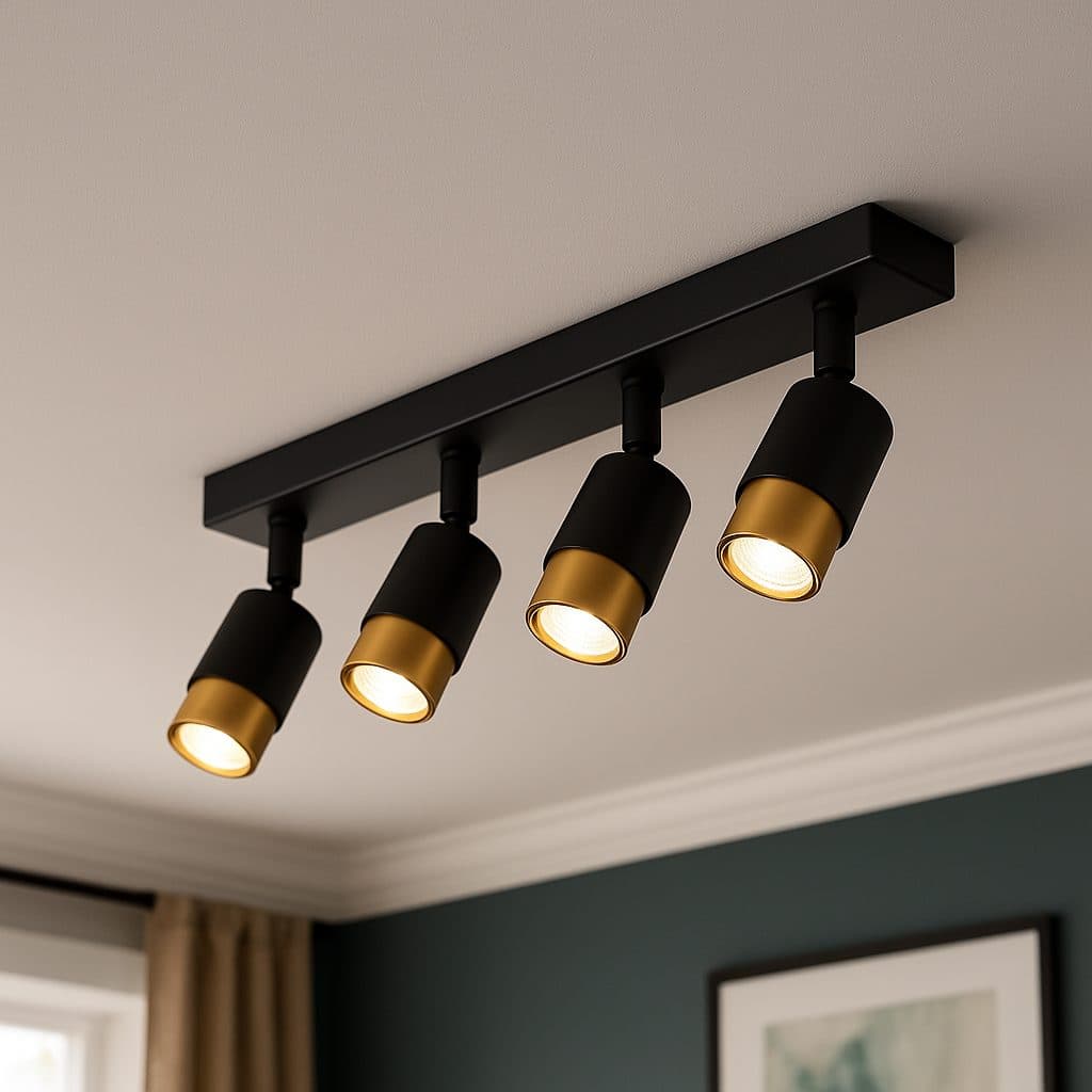 Proiector LED Flippy 4xGU10 Auriu — imagine 1