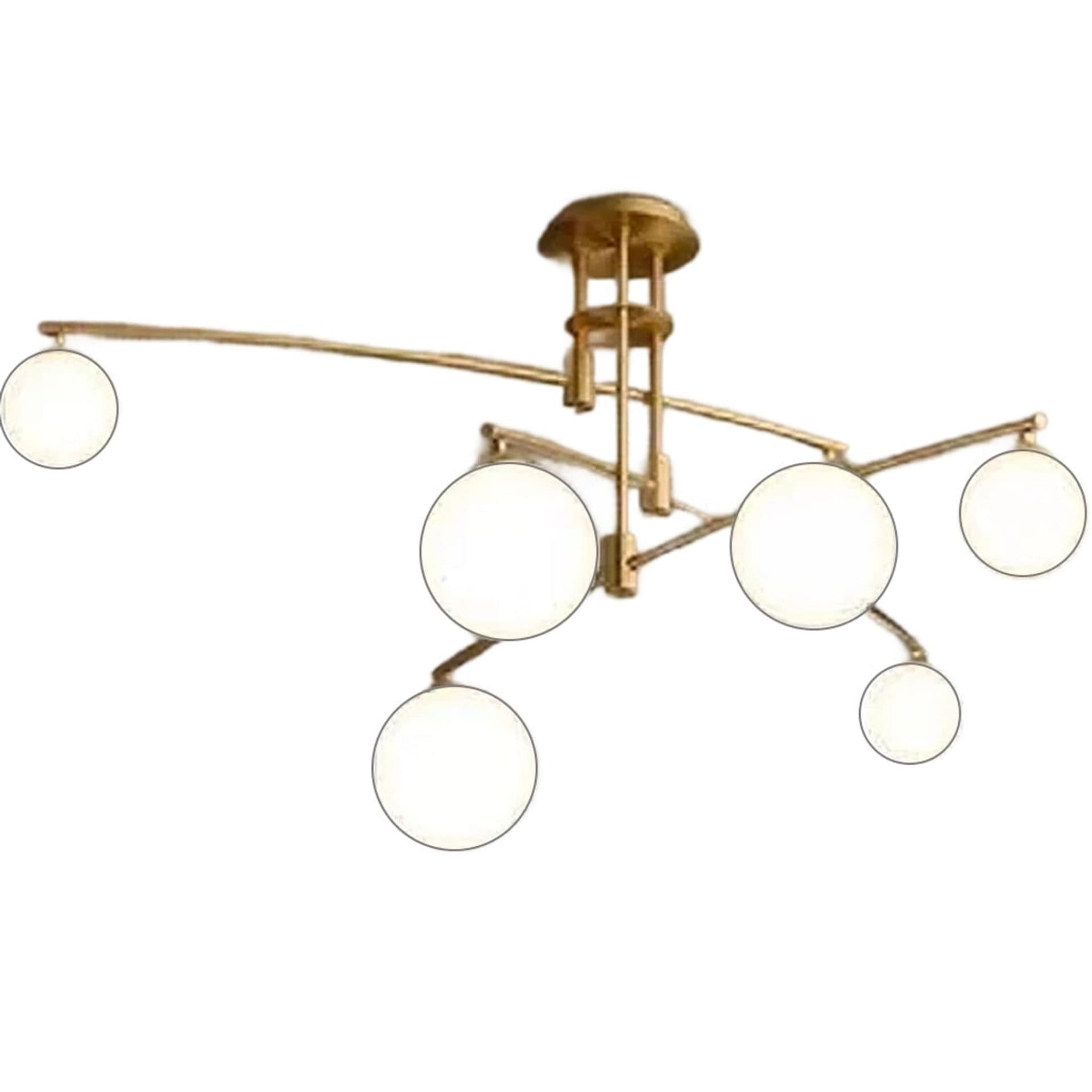 Lustra Flippy Dome 6x G9 Auriu Metal — imagine 4