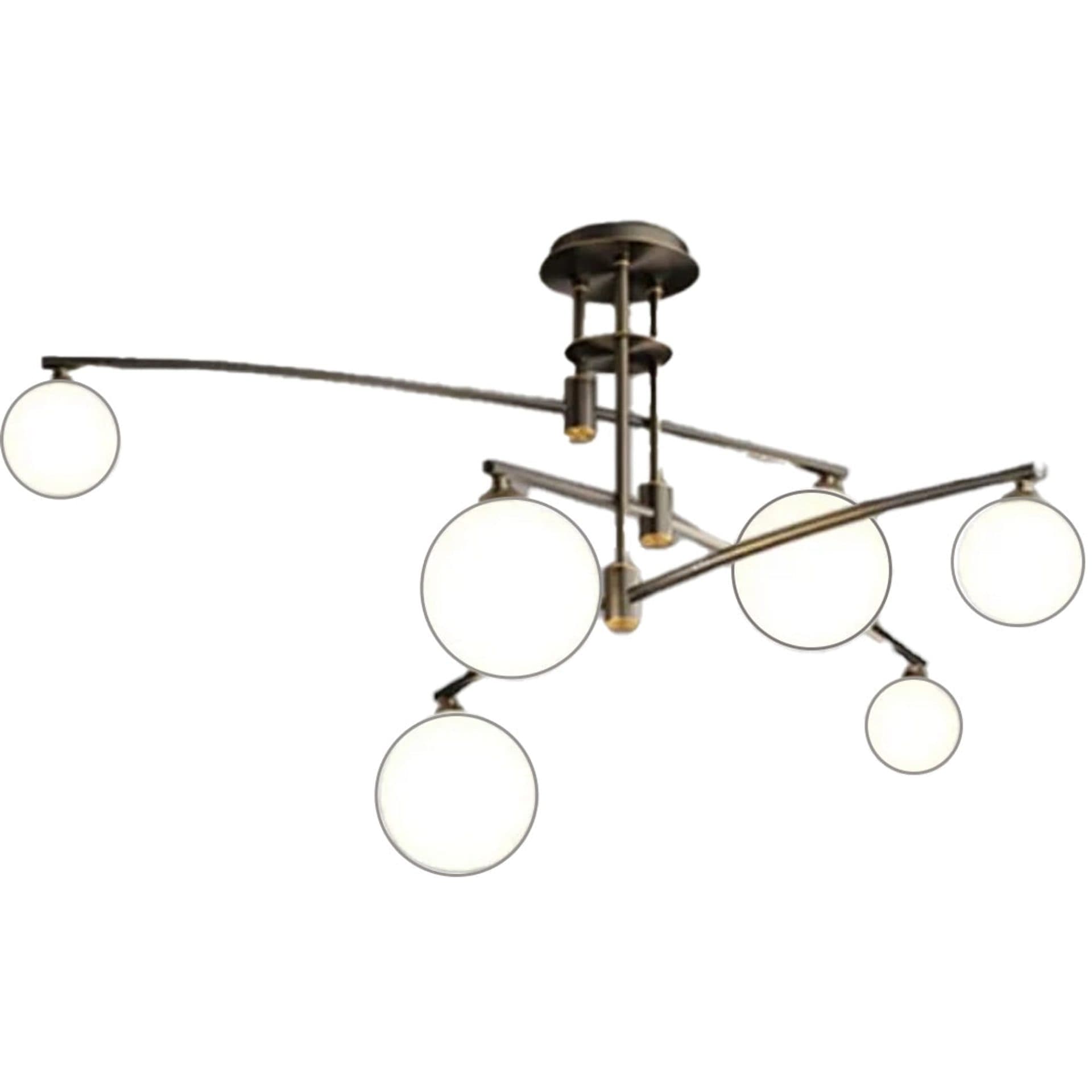 Lustra Flippy Dome 6x G9 Negru Metal — imagine 3